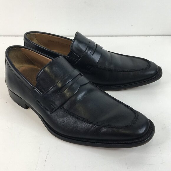 Florsheim Black Leather Penny Loafer Size 7.5 EEE - Picture 1 of 11